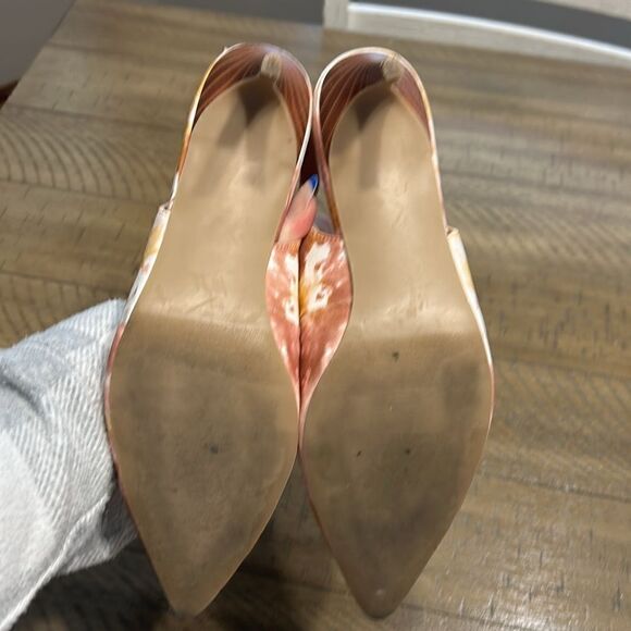 Ann Taylor sling back heels size 8 - Picture 5 of 8